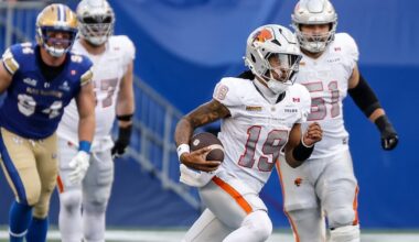 Zander Horvath's three touchdowns carry B.C. Lions to win over Winnipeg Blue Bombers