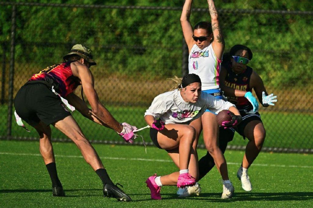 Ten-hut: Flag football tournament brings 700 athletes to Surrey
