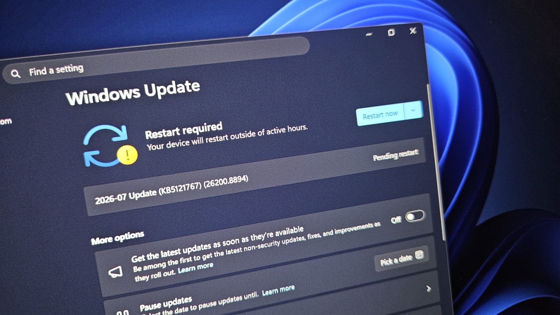 Windows 11 KB5121767 update