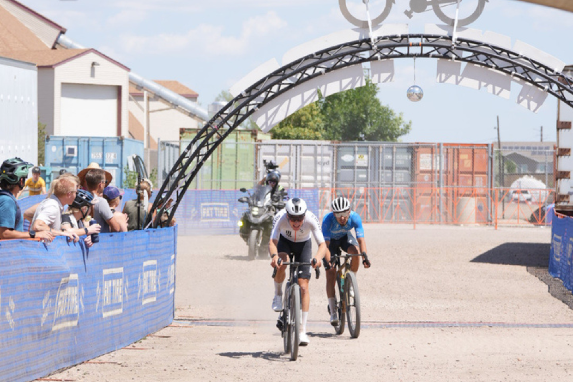 Caleb Bottcher outsprints Matthew Saldana for FoCo Fondo victory in 2026