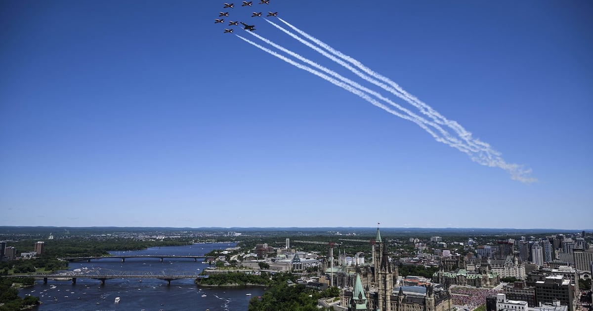 RCAF to conduct flypasts over Ottawa for World Cup, Fourth of July