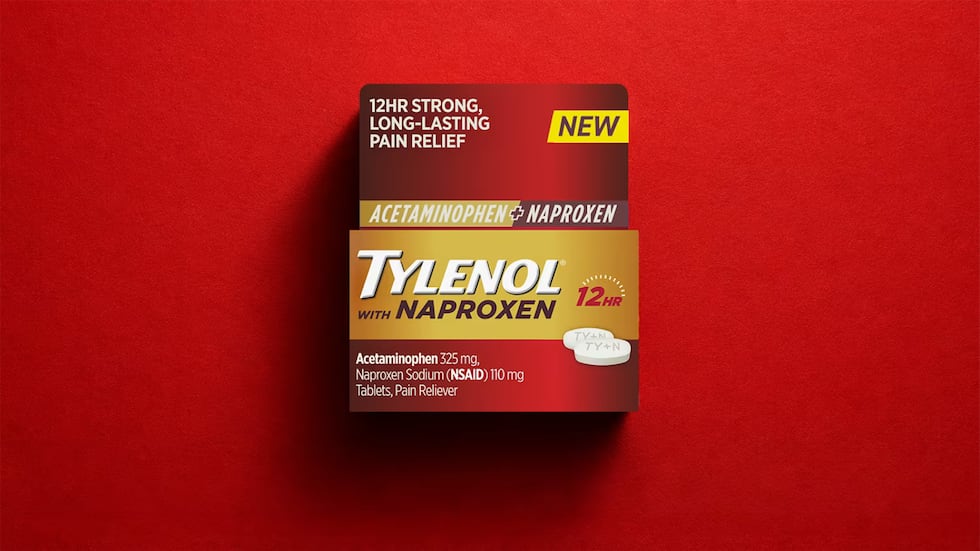 Tylenol with Naproxen is opioid-free. It is intended to expand non-opioid pain management...
