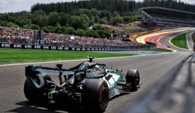 What happened in final F1 practice at Belgian GP
