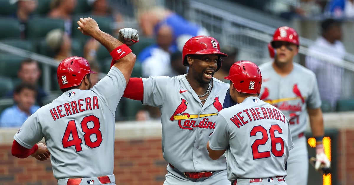 Walker, Church, Burleson hit homers as St. Louis Cardinals ride seven-run seventh inning to win over Atlanta Braves