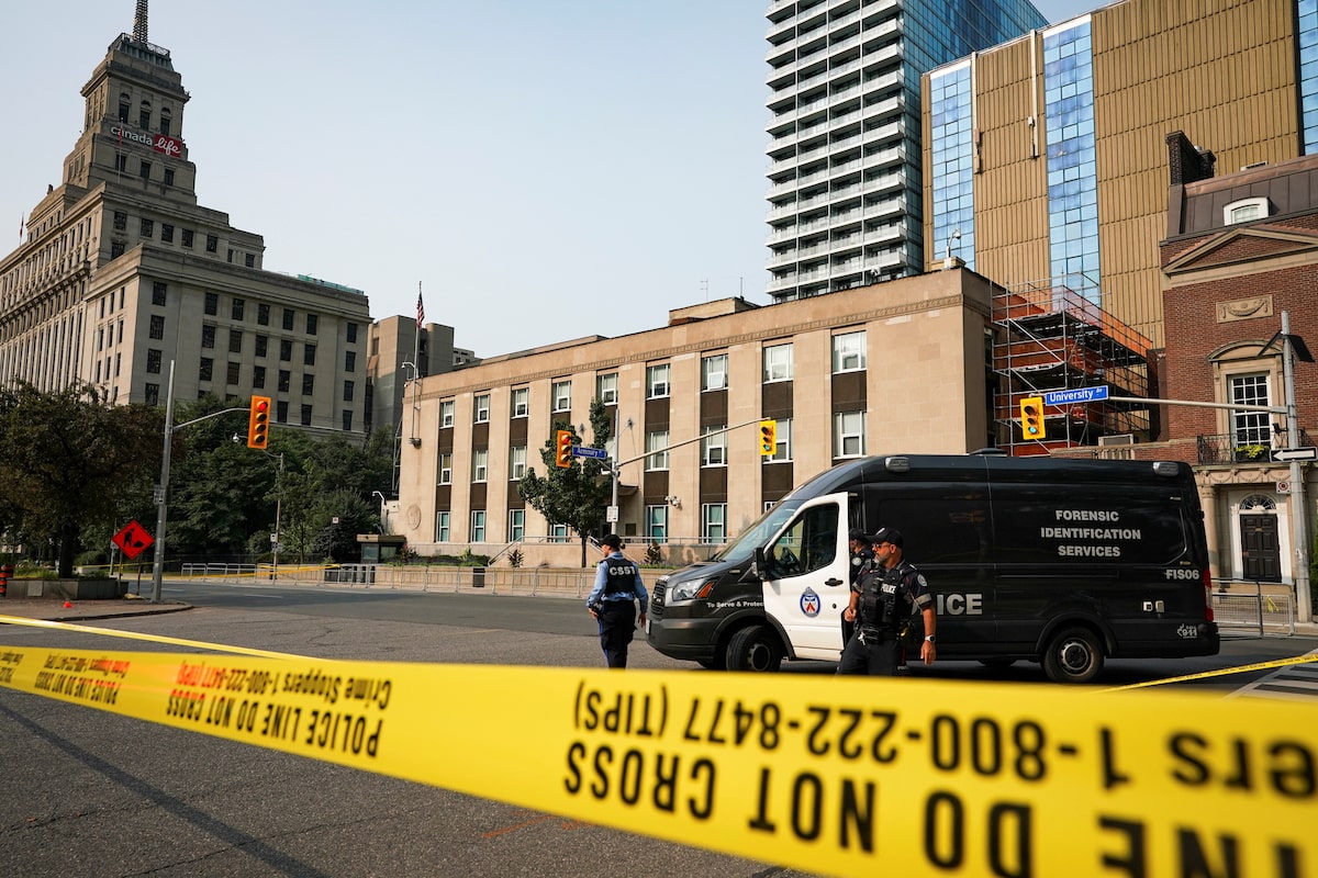 Toronto police investigate shooting at the U.S. consulate
