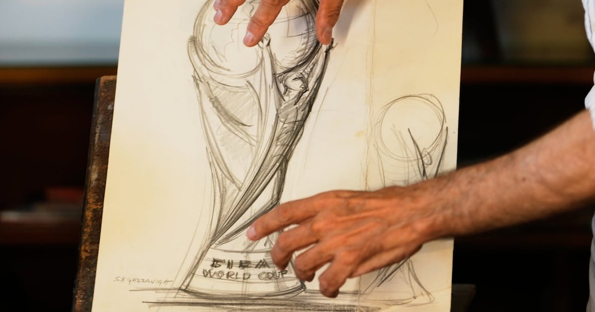 How an Italian sculptor created the World Cup trophy that became an icon