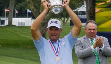 Padraig Harrington gets off to hot start and repeats as U.S. Senior Open champion