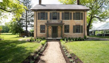An 1856 Georgian-style home is brought back into the family and restored