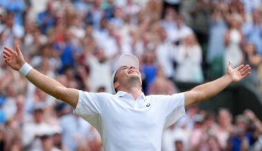 Arthur Fery becomes 1st British wild card to reach Wimbledon quarterfinals in professional era