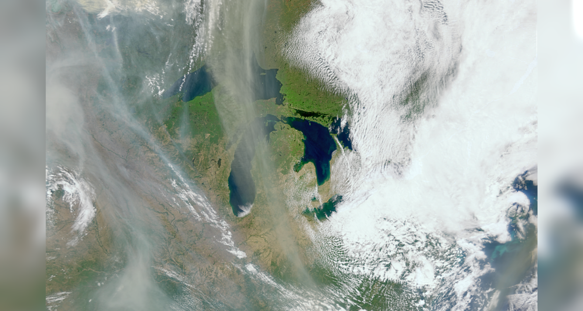 Ocean-monitoring satellite spots wildfire smoke from space photo of the day for July 1, 2026