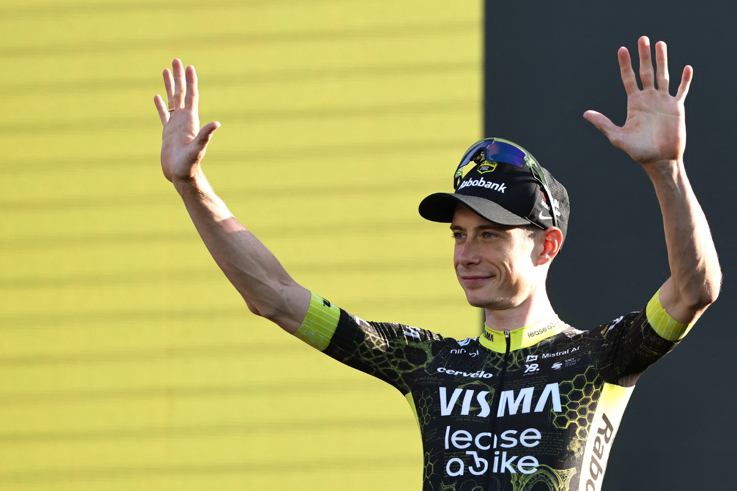 Jonas Vingegaard at the start of the 2026 Tour de France