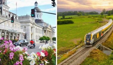This train from Ottawa takes you to a beautiful lakeside gem that feels like a slice of Europe