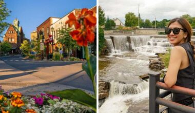 This charming town near Ottawa has a waterfall-filled downtown and Hallmark-movie vibes