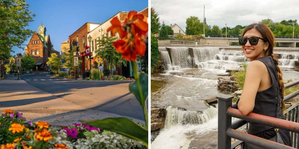 This charming town near Ottawa has a waterfall-filled downtown and Hallmark-movie vibes