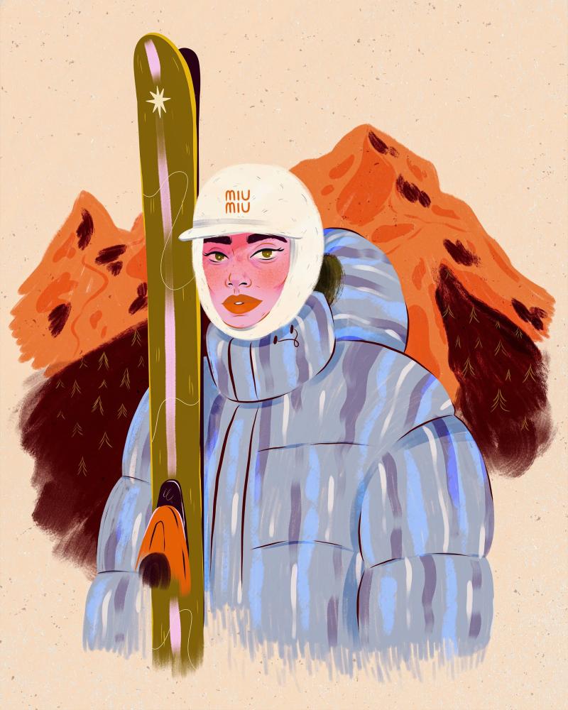 How Clara Bergoënd turns Alpine folklore and fire healing into dreamlike, high-fashion illustration