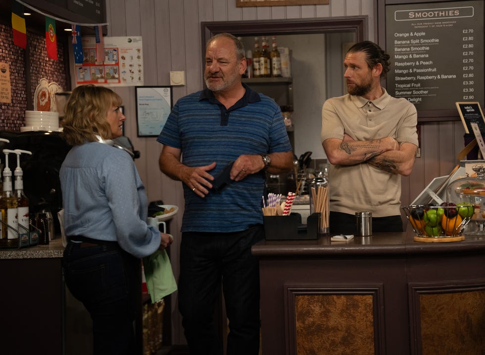 Nicola King, Jimmy King, Kev, Emmerdale nicola king, jimmy king, kev, emmerdale