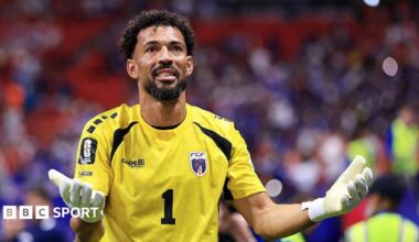 Vozinha of Cape Verde applauds fans after the 0-0 draw during the FifaWorld Cup 2026 Group H match between Spain and Cape Verde