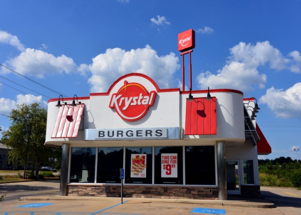 A Krystal Burger fast food restaurant. -