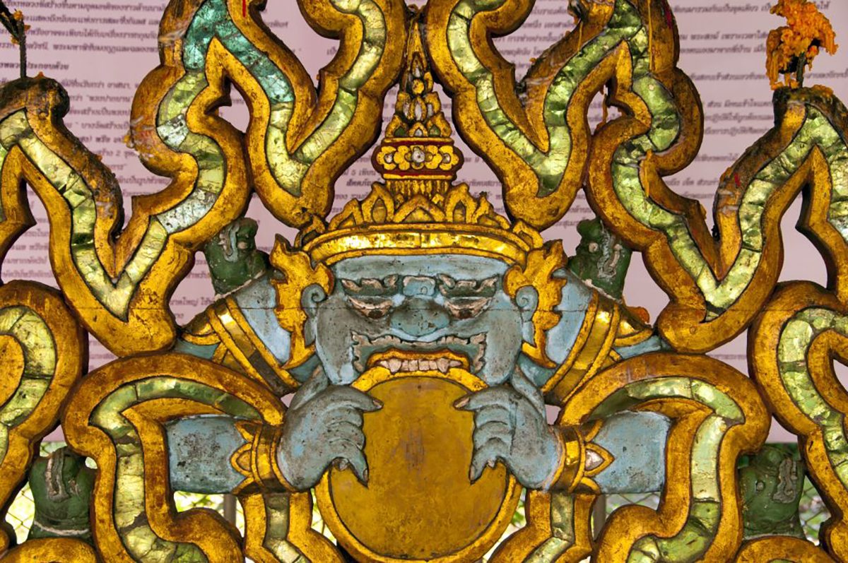 In Hindu mythology, Rahu is a snake that swallows the Sun or the Moon, causing eclipses. Credit: Pictures from History / Getty Images