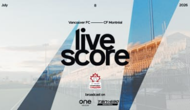 Live score - Vancouver FC v CF Montréal