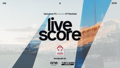 Live score - Vancouver FC v CF Montréal