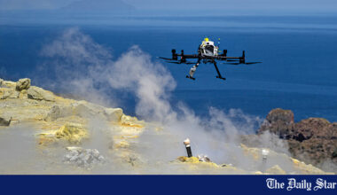 Drones to predict volcanic eruptions