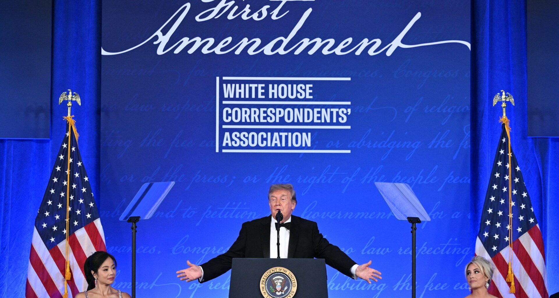 ‘The show must go on’: Trump returns to rescheduled White House press gala | Donald Trump News
