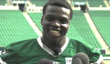 CFL reinstates receiver Ajou Ajou, remains subject to six-game suspension