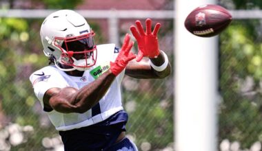 Patriots' Drake Maye already building chemistry with 'great teammate' A.J. Brown