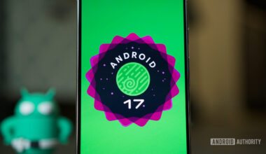 The Android 17 logo on a Pixel phone.