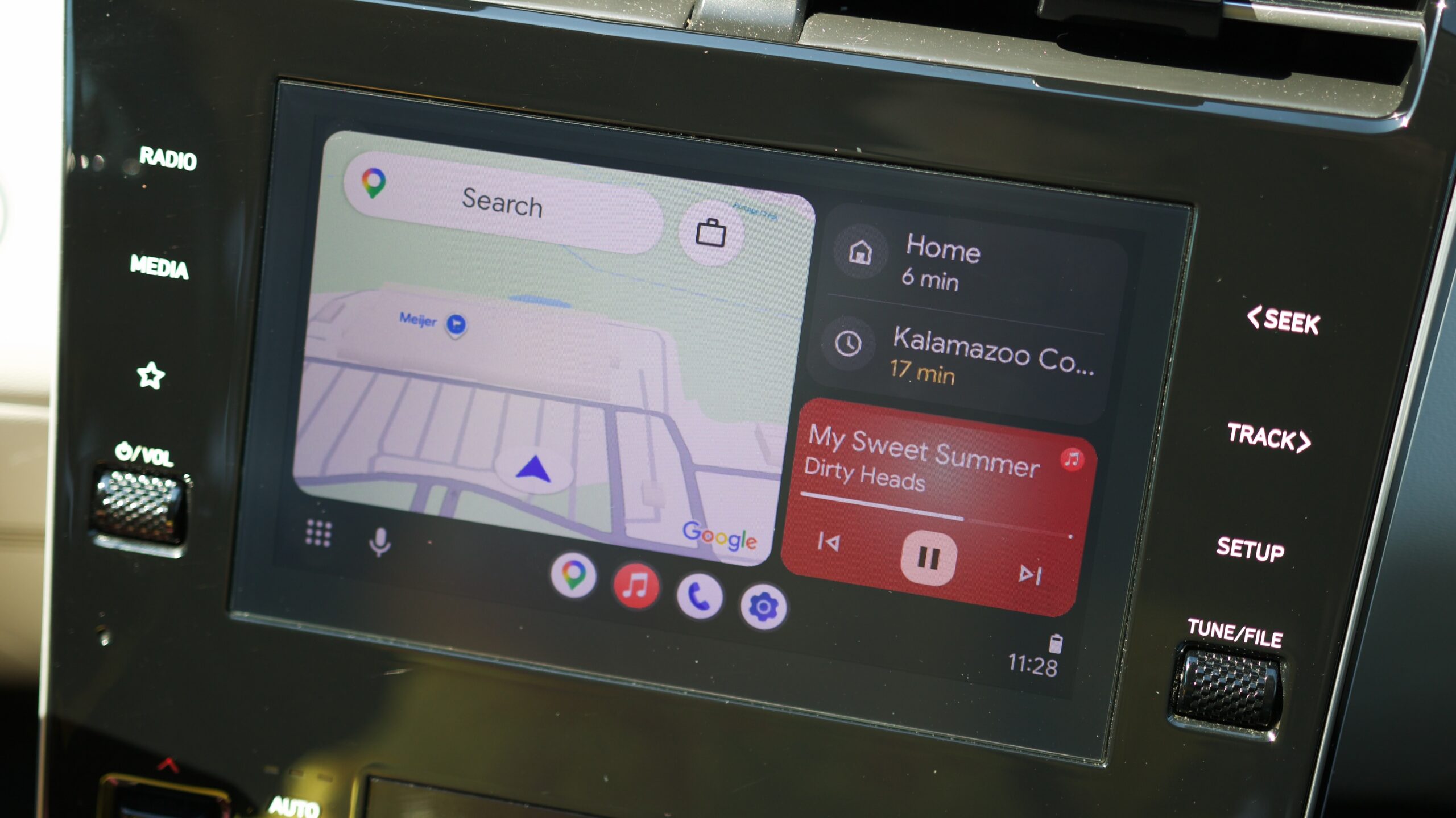 android auto home screen joe hero Android Auto home screen.