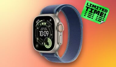 Apple Watch Ultra 3 on a CNET background