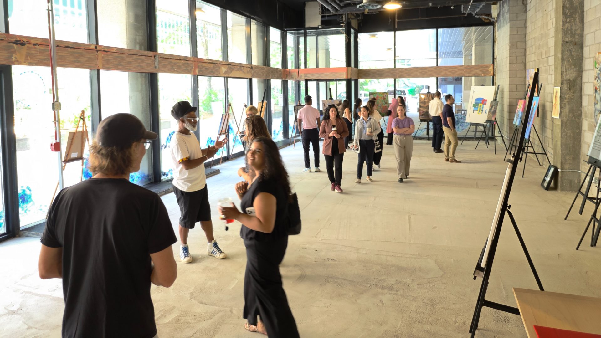 The vacant storefront was previously occupied by a restaurant. Photo credit: Valerie Stam