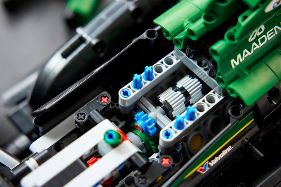 up close detail of the technic aston martin aramco amr25 f1 car