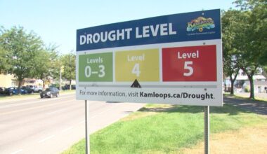 Kamloops reports 16 per cent reduction in water use after Drought Level 4 restrictions implemented