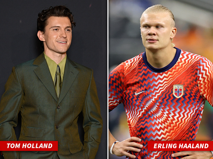 sub tom holland erling haaland getty