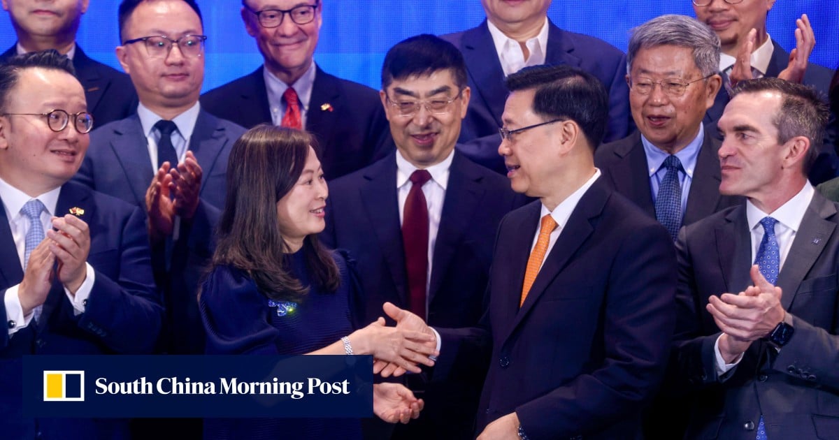 AI ‘central plank’ in Hong Kong’s economic development, John Lee says