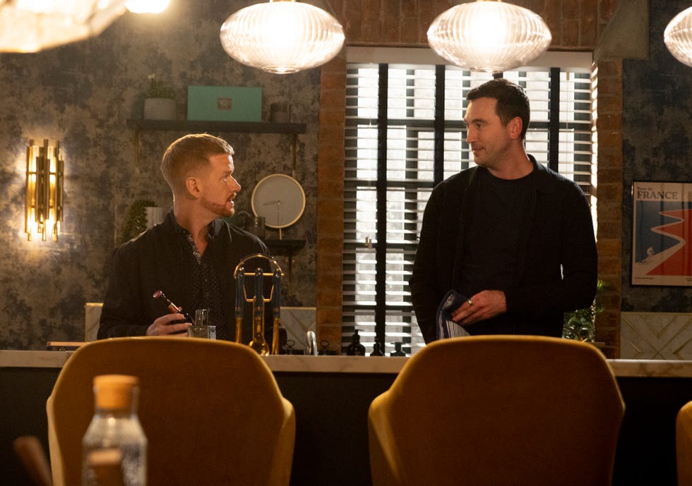 Gary Windass, Kit Green, Coronation Street gary windass, kit green, coronation street