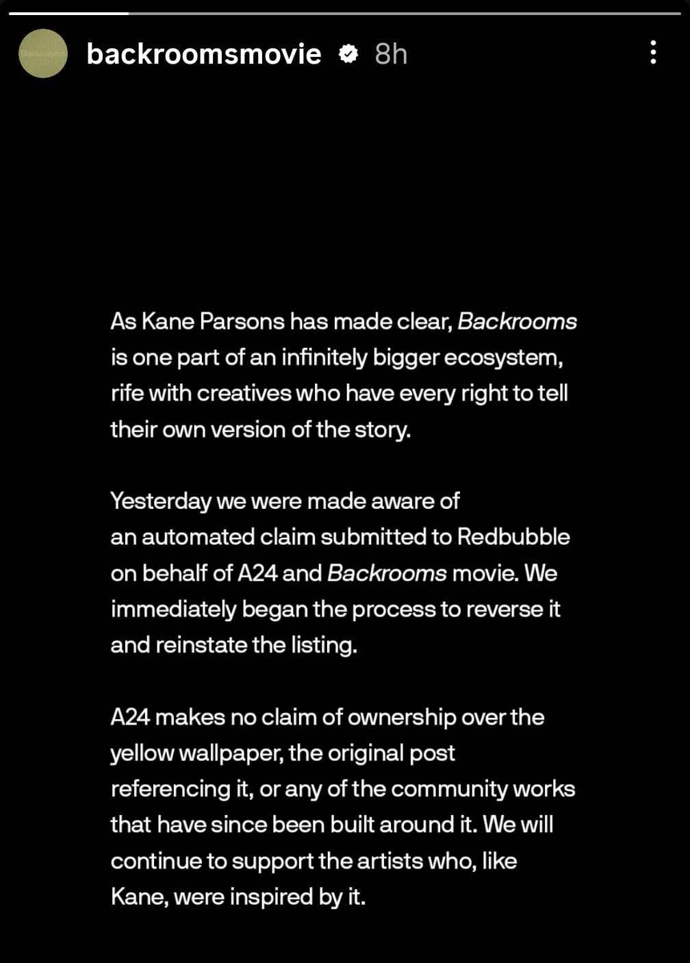Backrooms Insta 2