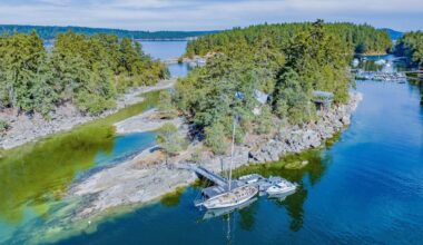 Private island 40 km from Vancouver selling for under $3M