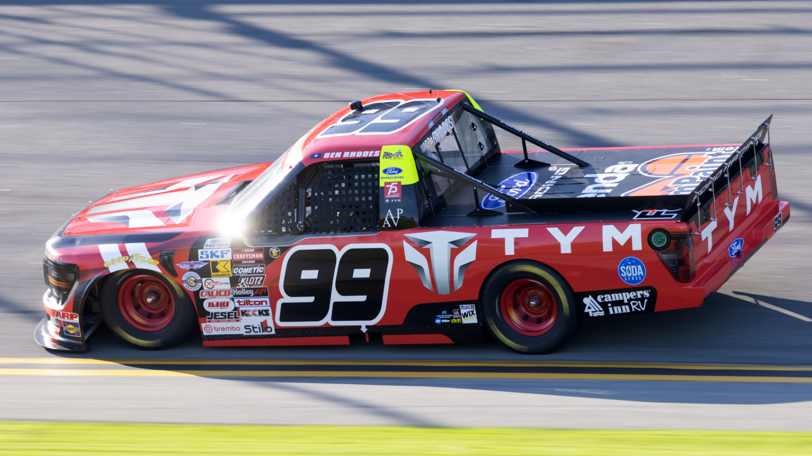 Ben Rhodes 'not relaxing one bit' despite comfy gap to NASCAR Truck Series Chase bubble