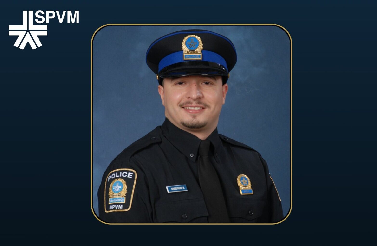 Police photo of fallen officer.