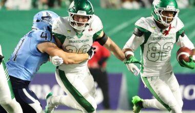 Saskatchewan's Thomas Bertrand-Hudon looking to contribute any way possible as Riders look to return to win column