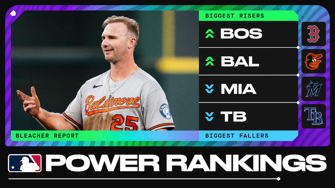 New MLB Power Rankings as Red Sox and Orioles Heat Up AL East Race, While Marlins Slide Begins