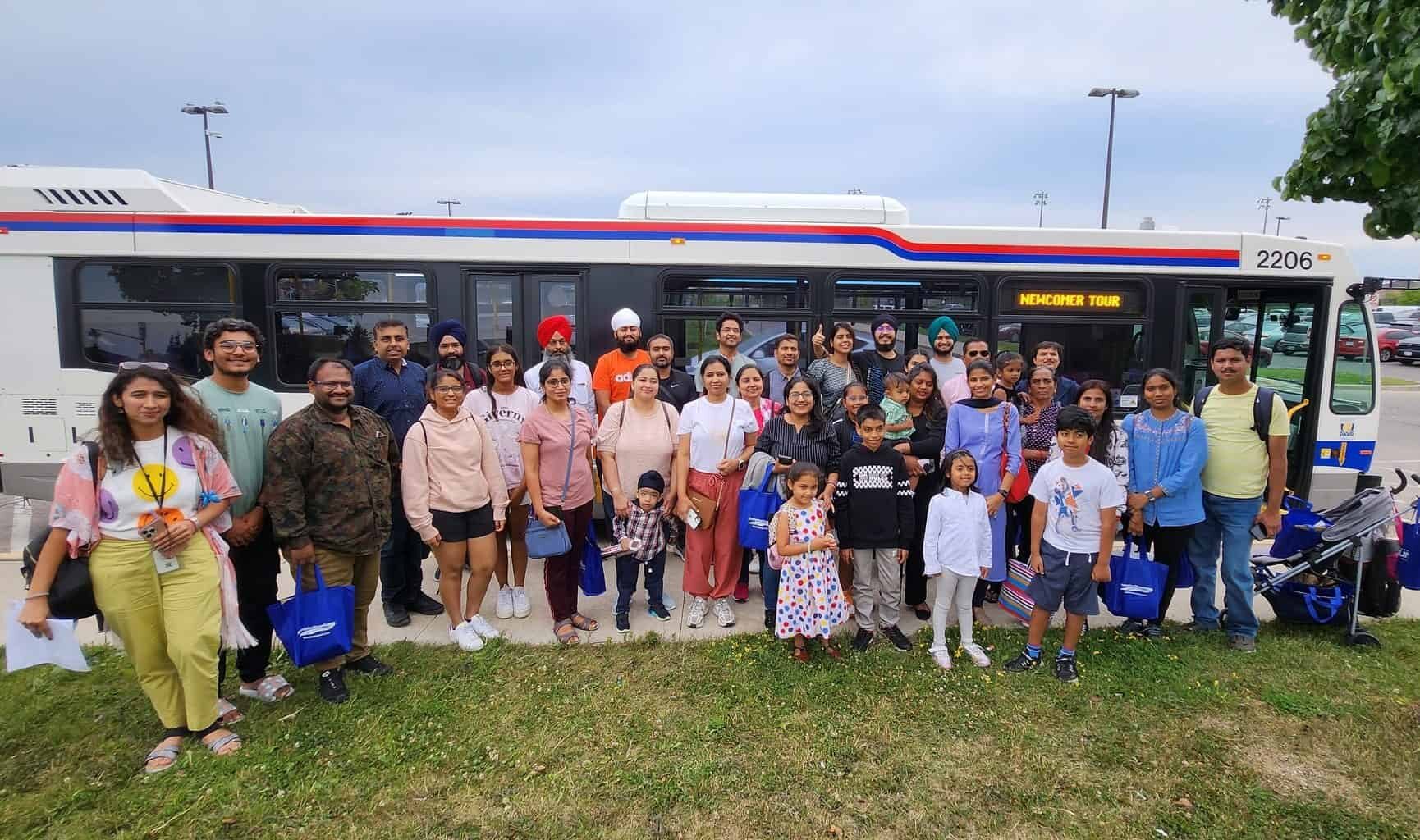 See the sights and services available in Brampton with newcomer bus tour