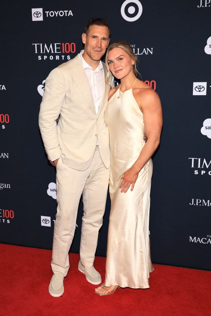 Brooks Laich and Katrín Tanja Davíðsdóttir at the TIME100 Sports Gala