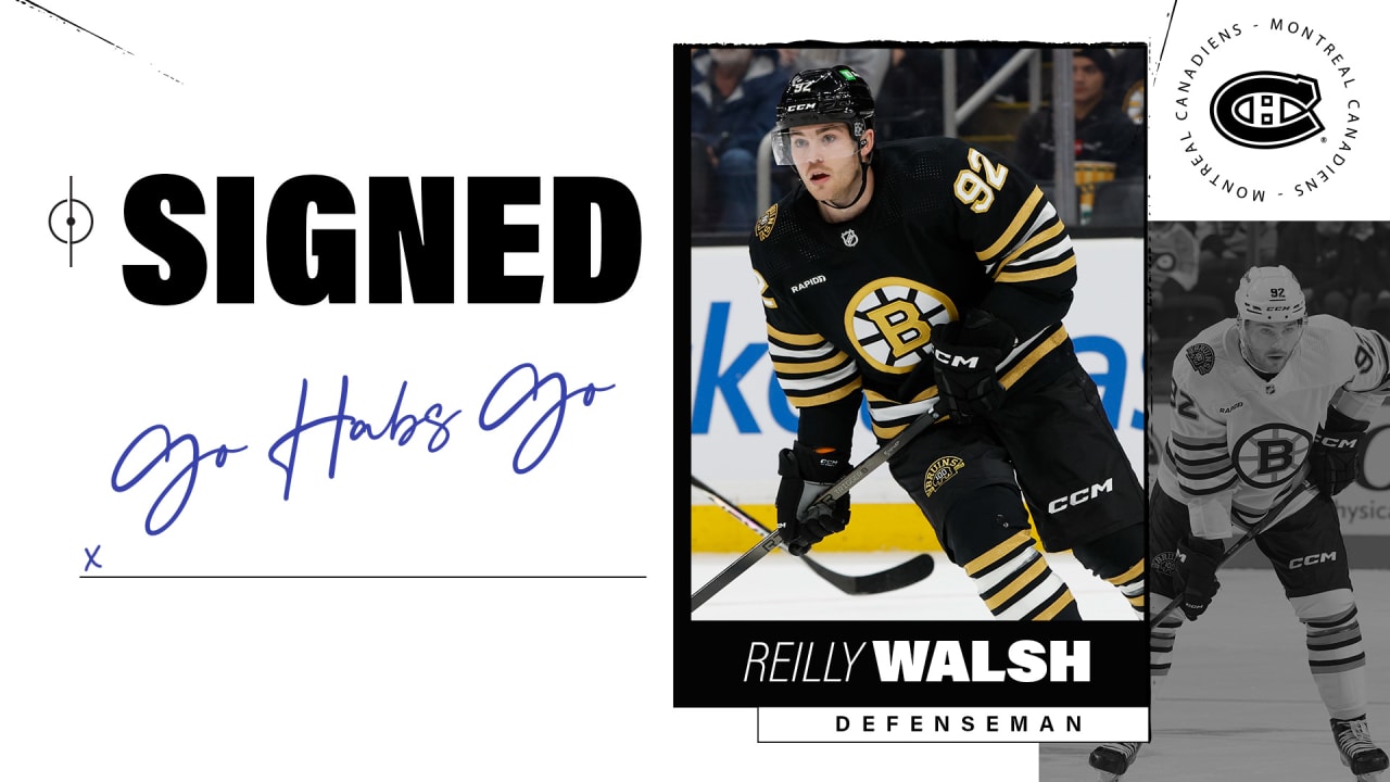 One-year contract for Reilly Walsh