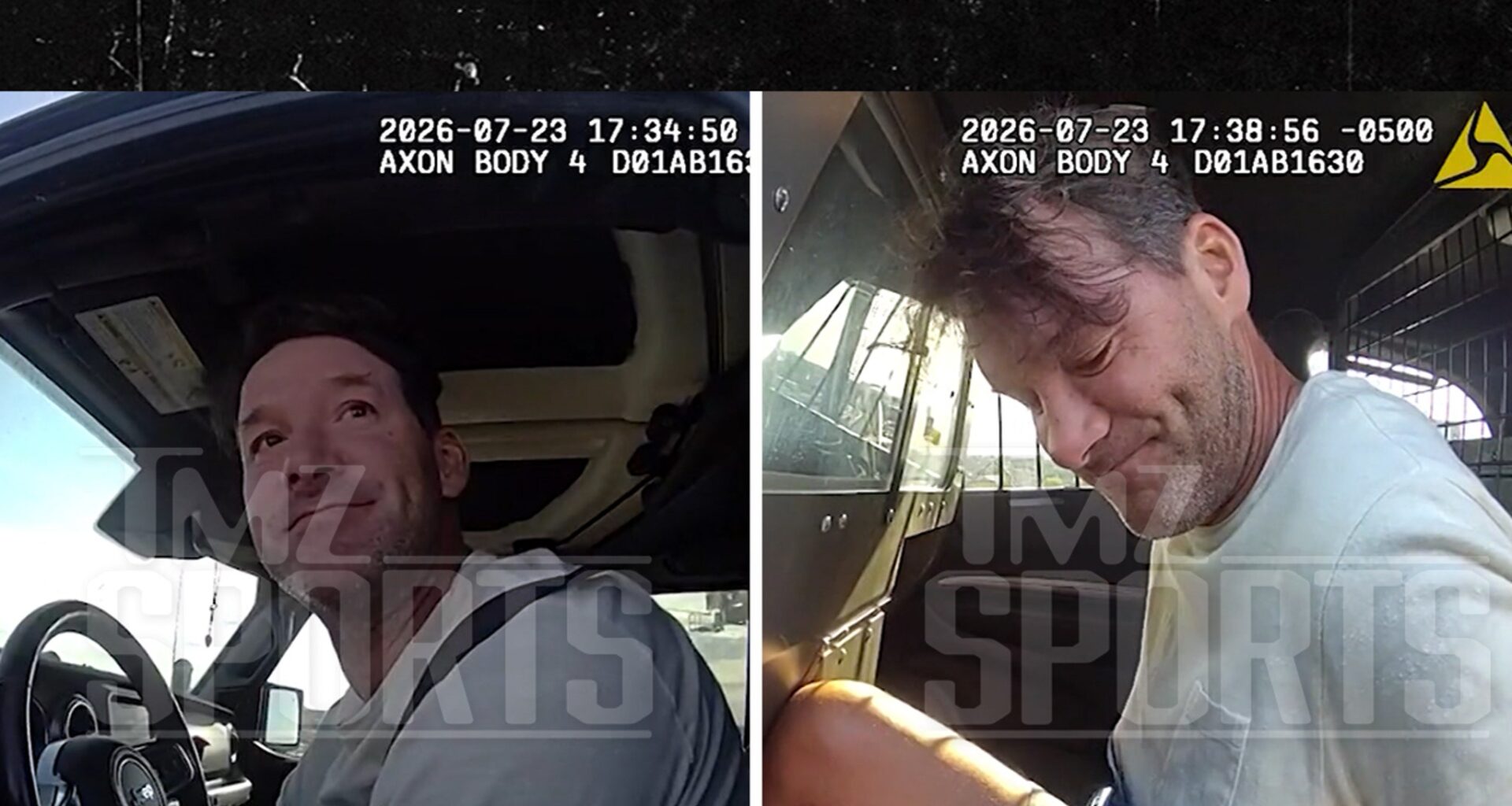 Tony Romo Tells Cops He Was Off to See His Grandparents Before OWI Bust, On Video