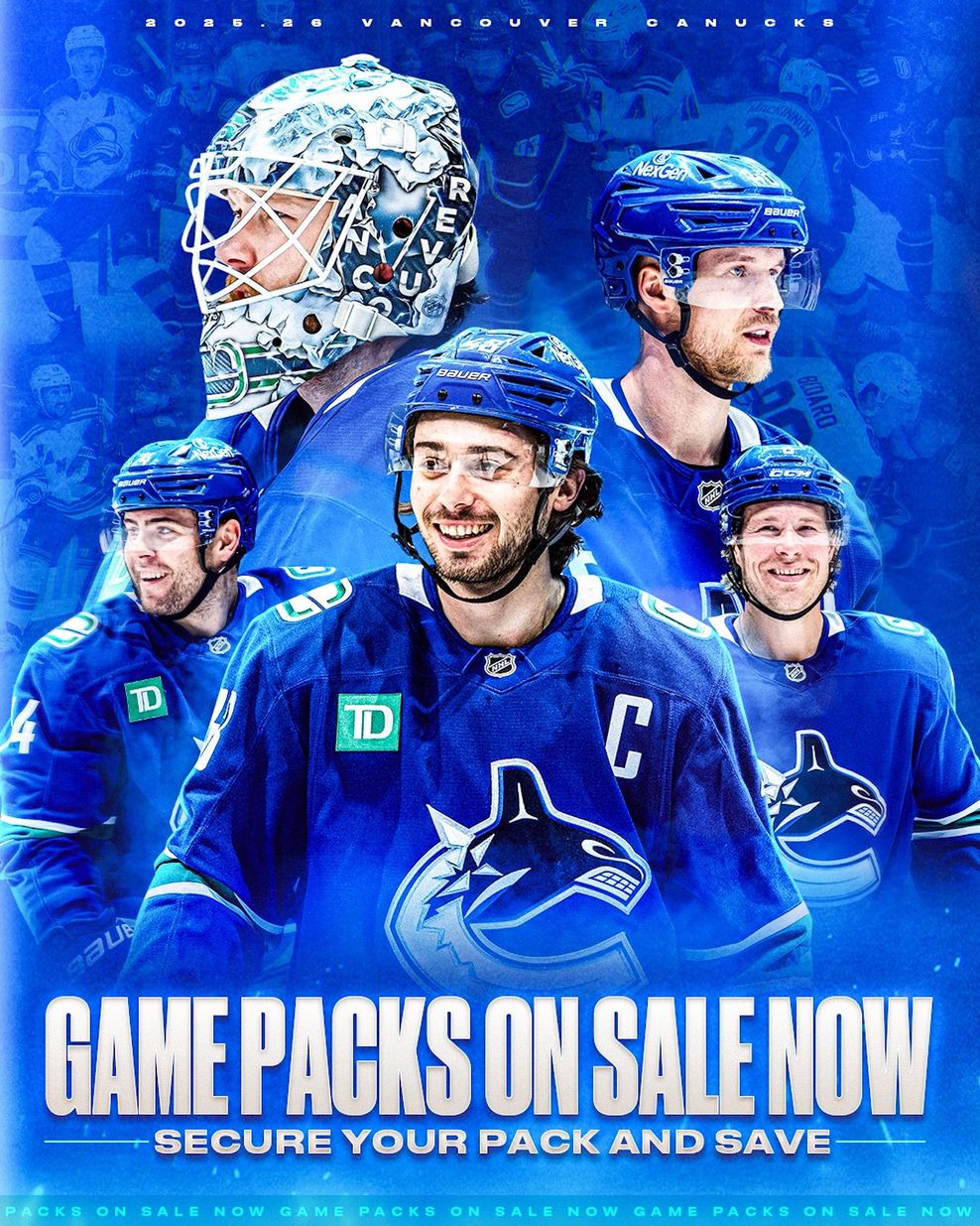 canucks 2025 game packs