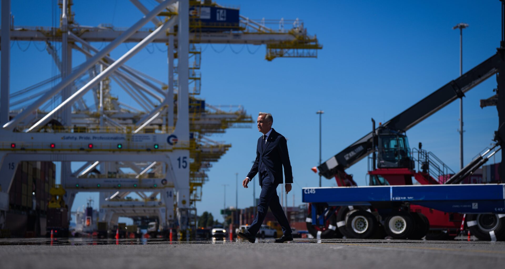 Carney touts BC port expansion plan to strengthen independence, diversify economy
